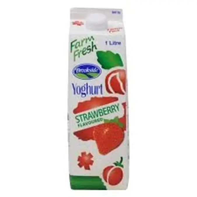 Brookside Strawberry Yoghurt 1Ltr