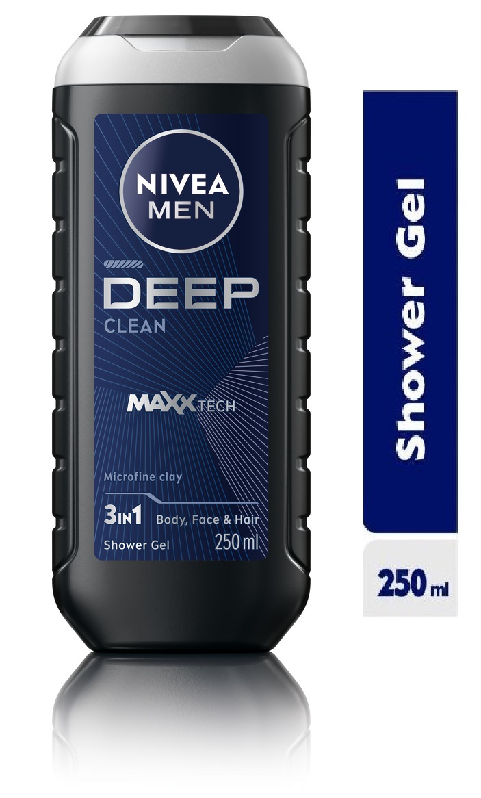 Nivea Deep Shower Gel 250Ml Men