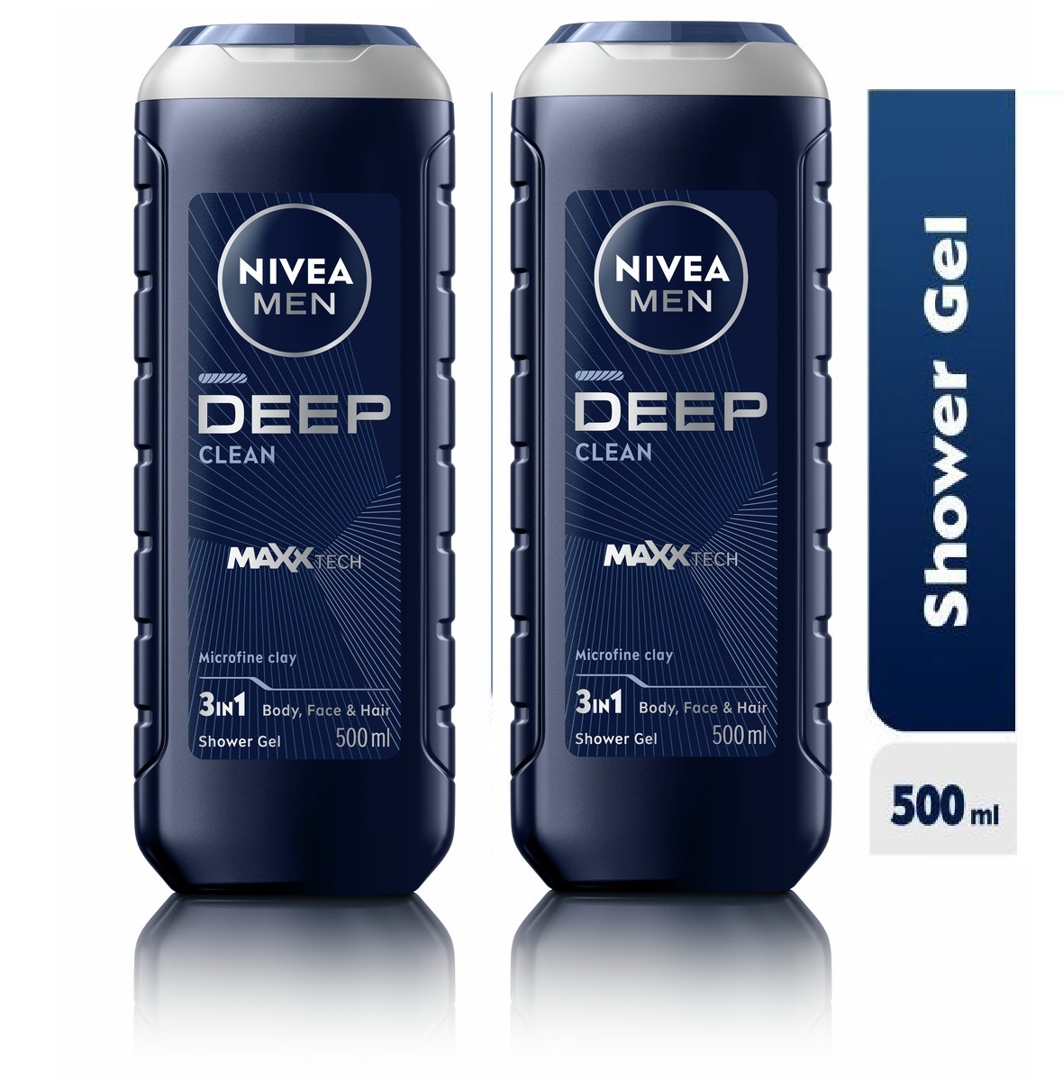Nivea Men Deep Shower Gel 500Ml