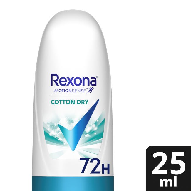 Rexona Women Antiperspirant Deodorant Roll On Cotton Dry 25ml