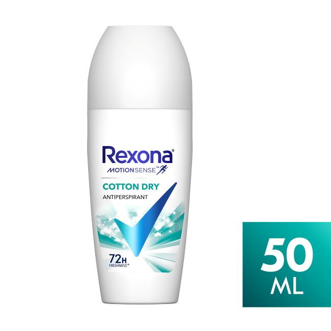 Rexona Women Antiperspirant Deodorant Roll On Cotton Dry 50ml