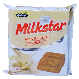 Manji Milkstar Milk Biscuits 200g