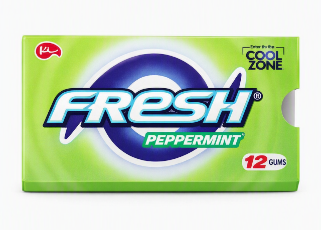Fresh Peppermint Gums 12Tabs