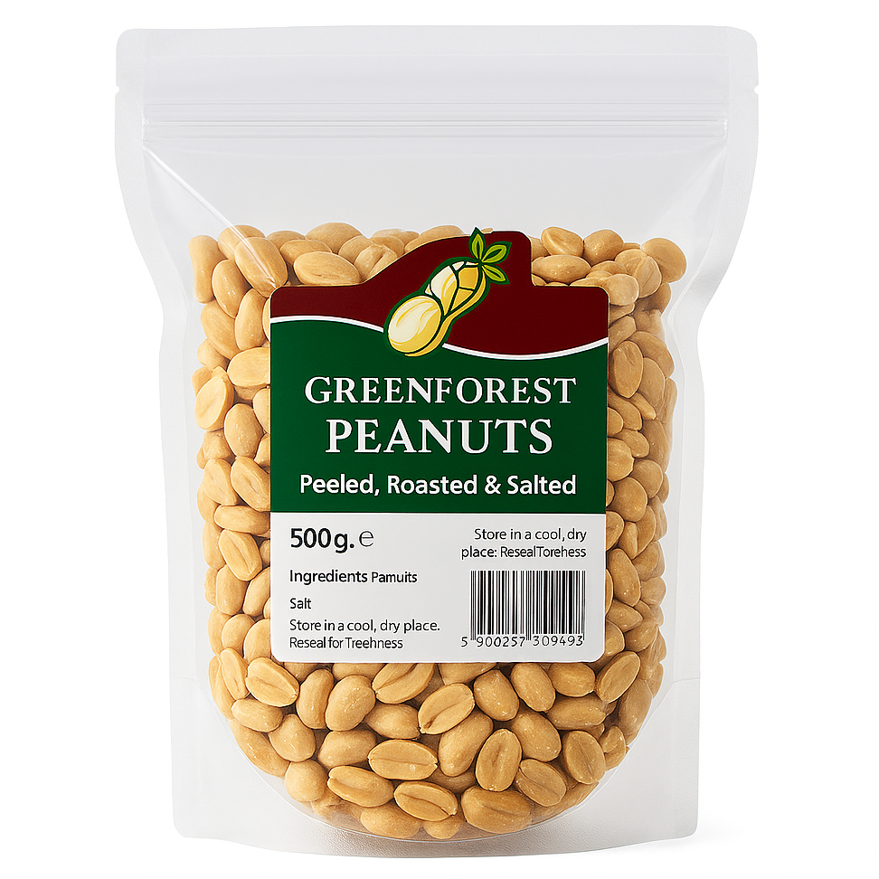 Green Forest Peanuts Peeled, Roasted & Salted 500g