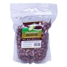 Green Forest Peanuts Unpeeled, Roasted & Salted 500g