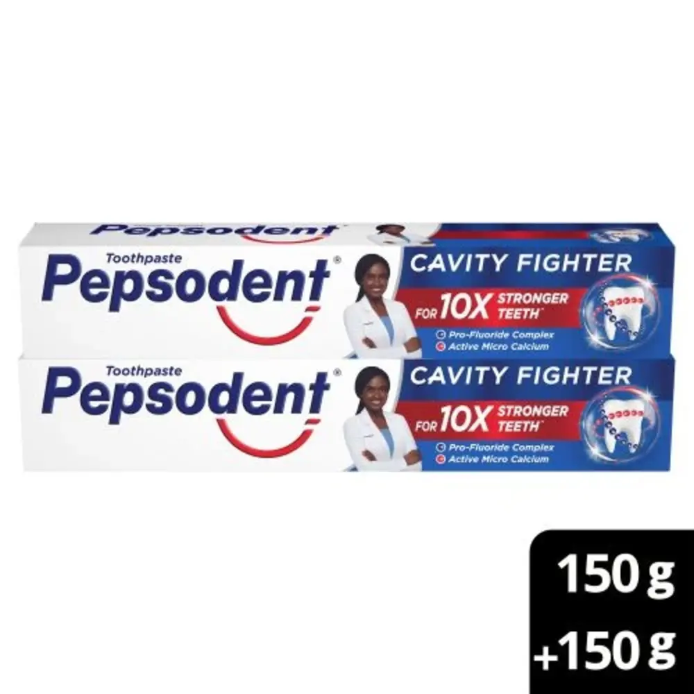 Pepsodent Cavity Fighter Toothpaste 2x150g (Buy One Get One Free)