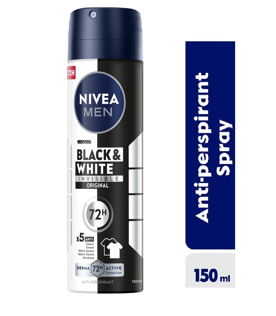 Nivea Black & White Clear  Spray 150Ml