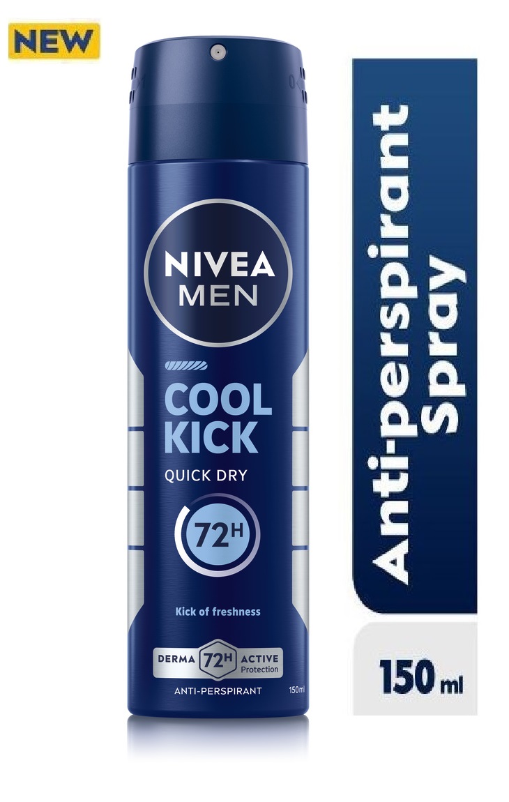 Nivea Men Cool Kick Spray 150Ml