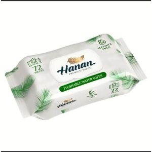 Hannan Flushable Wipes 72 Sheets