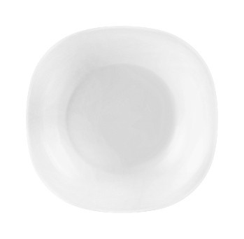 Carine White Soup Plate