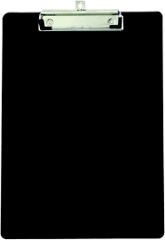 Globe Pvc Clip Board - Black