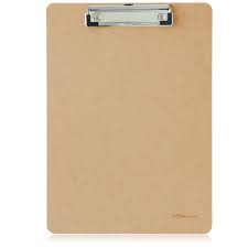 Globe Wooden Clip Board