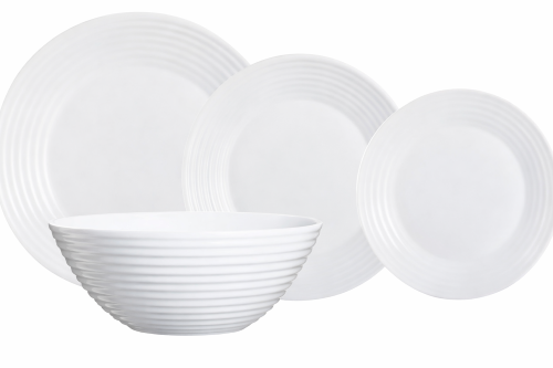 Harena Dinner Set 19 Pieces White