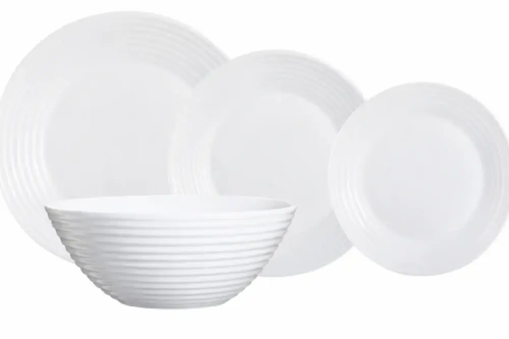Harena Dinner Set 19 Pieces White