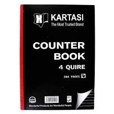 Kartasi Counter Book A4 4 Quire