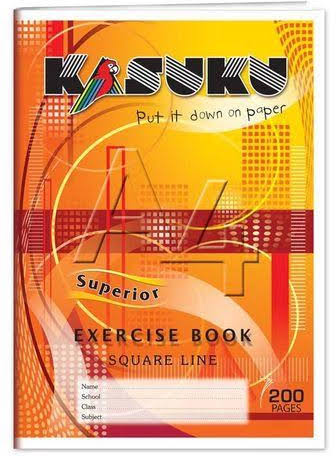 Kasuku Superior Exercise Book A4 Single Line 200 Pages