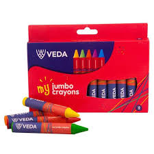 Office Point Jumbo Crayons 12 Colours