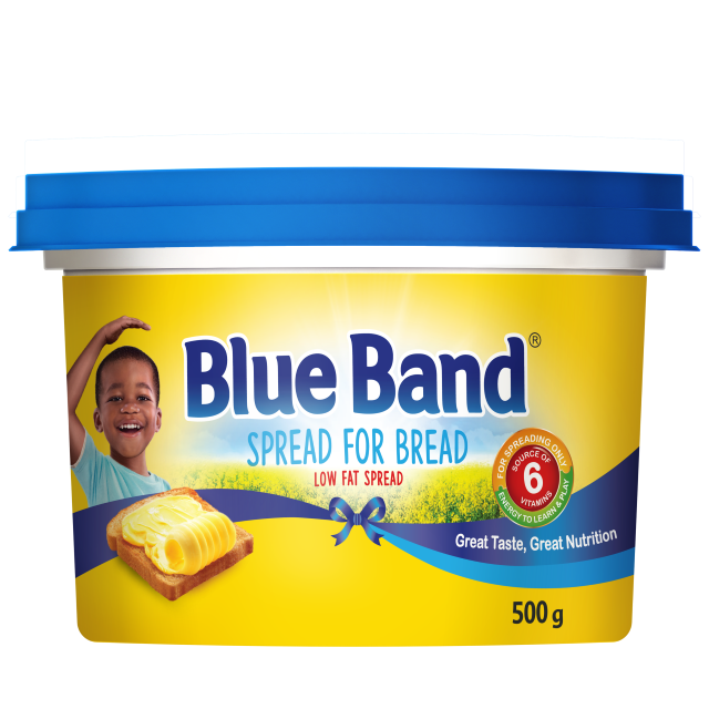 Blueband Spread For Bread Low Fat 500g