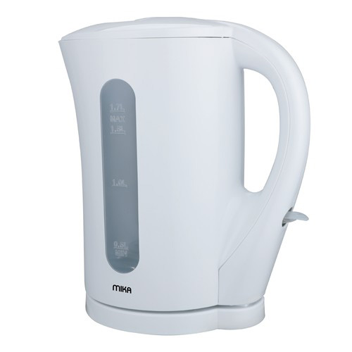 Mika Kettle, 1.7L, Plastic, Cordless (Open Element), Cream White MKT1103W
