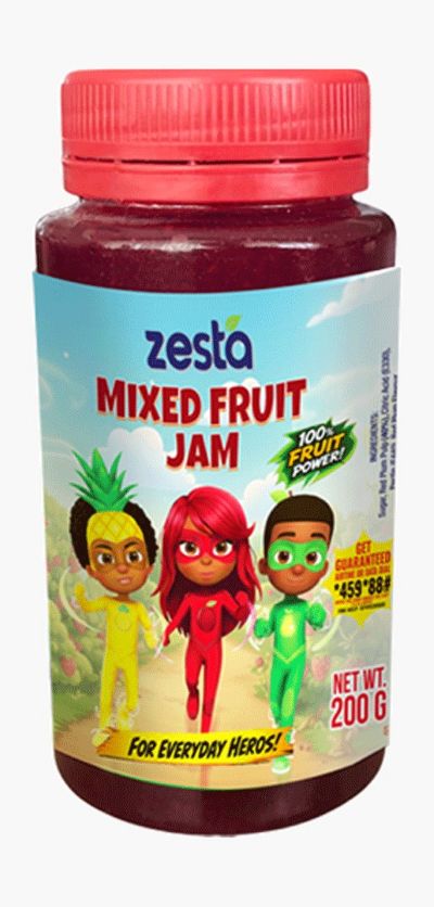 Zesta Jam Mixed Fruit 200g