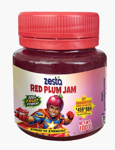 Zesta Red Plum Jam 100Gm