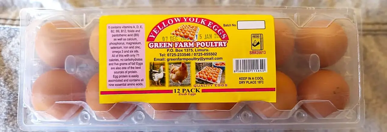 Green Farm Yellow Yolk Egg 12 Pack