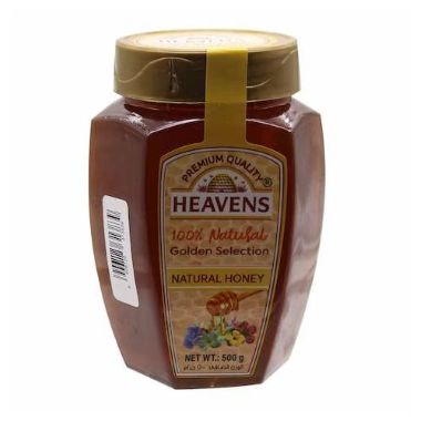 Heavens Honey Hex Pet Jar 500 Gm