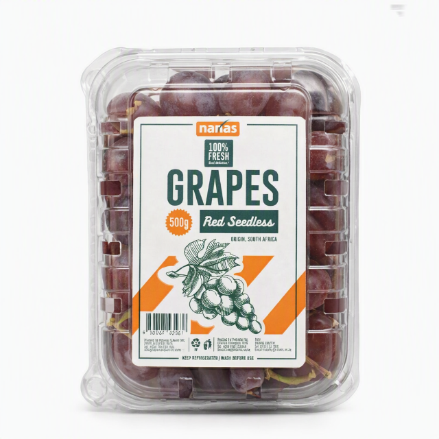 Fresh Red Seedless Grapes 500G