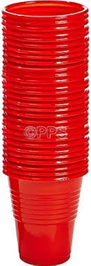 Til Red Glass 200Ml 25 Pieces