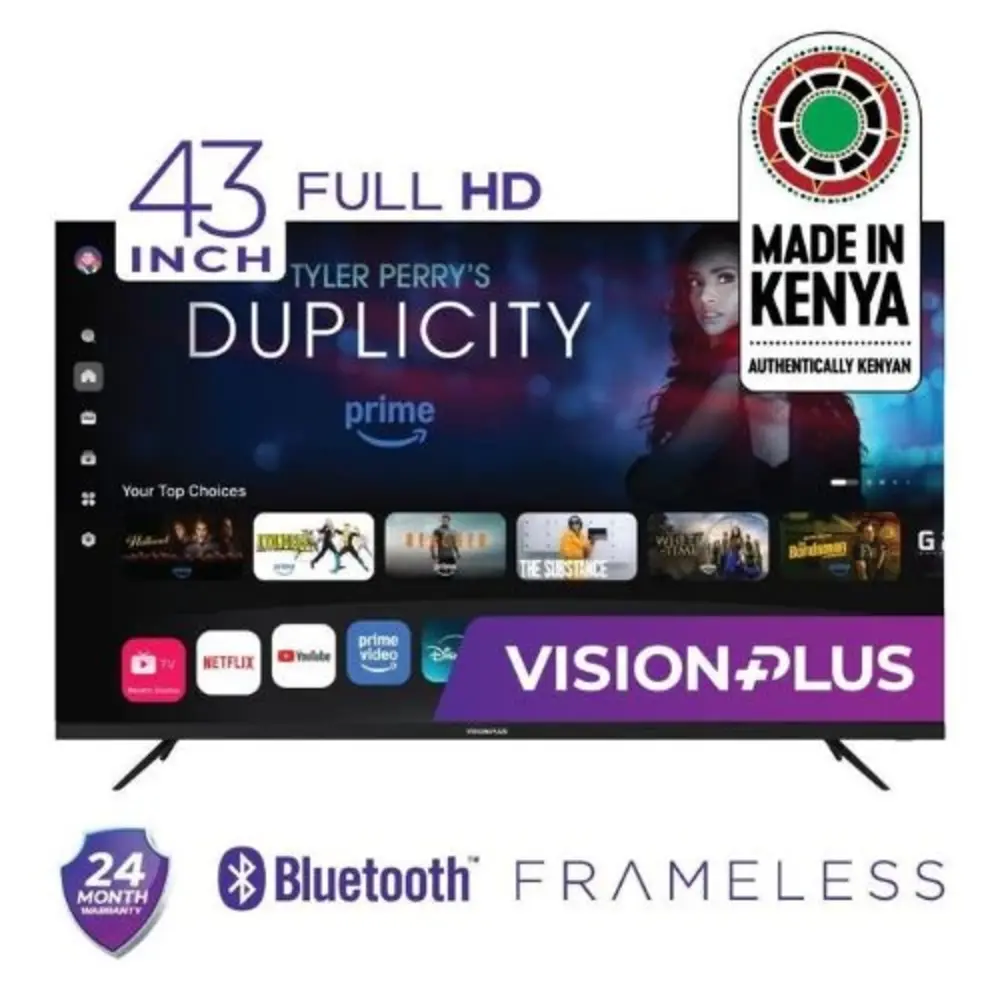 Vision Plus 43" Frameless Whale TV