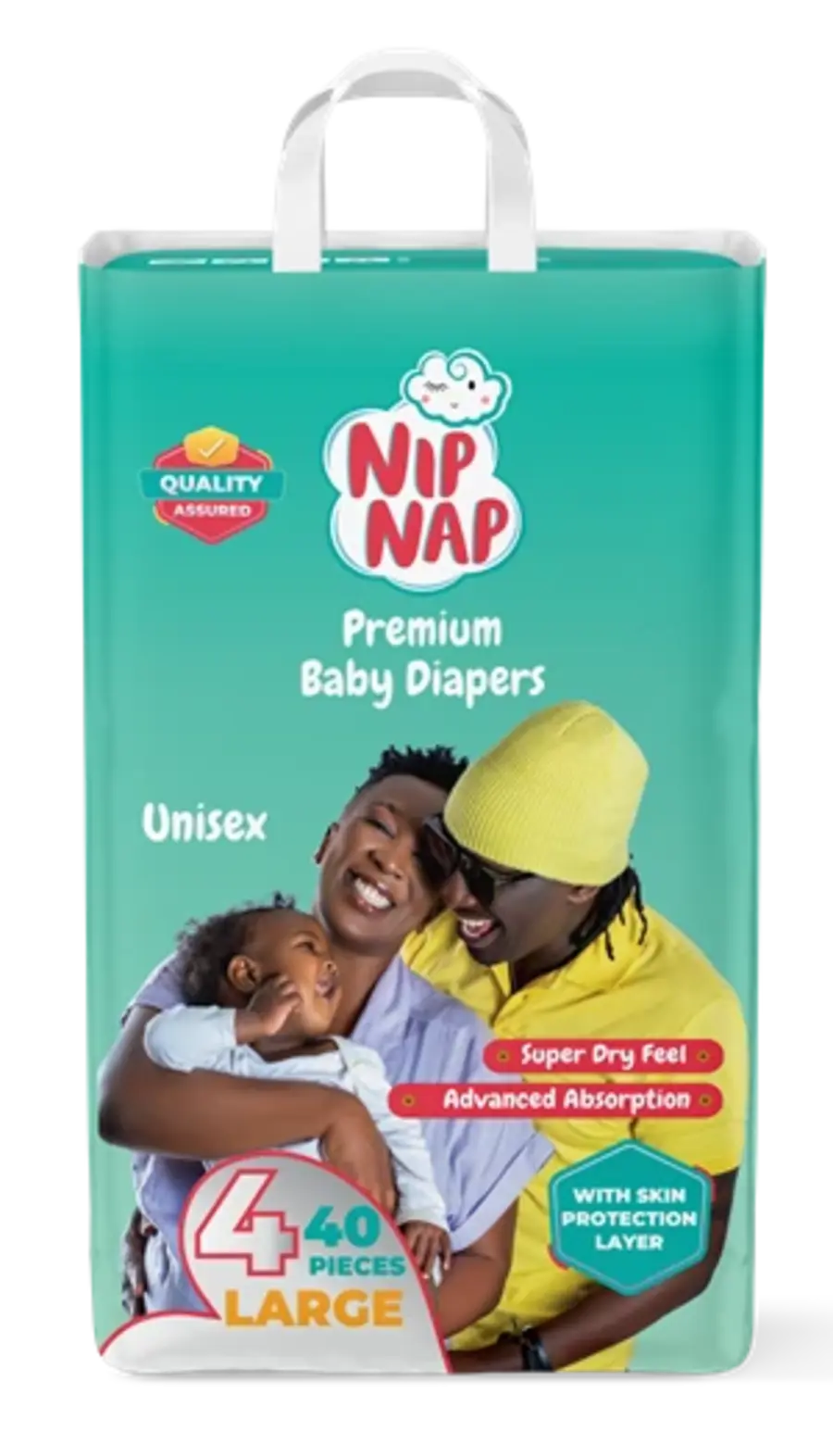 Nipnap Diapers High Count Maxi 40 Pieces