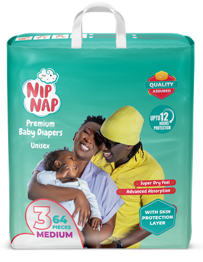 Nipnap Diapers Jumbo Midi 64 Pieces