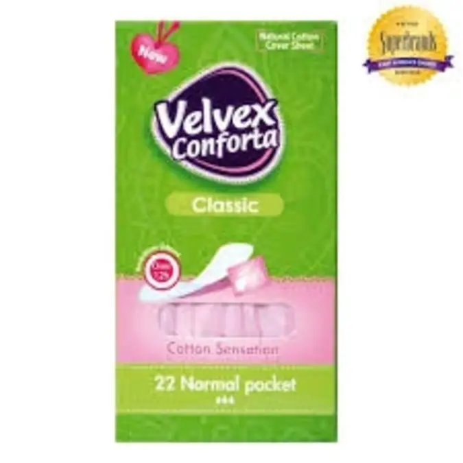 Velvex Con Panty Liners Normal Pocket