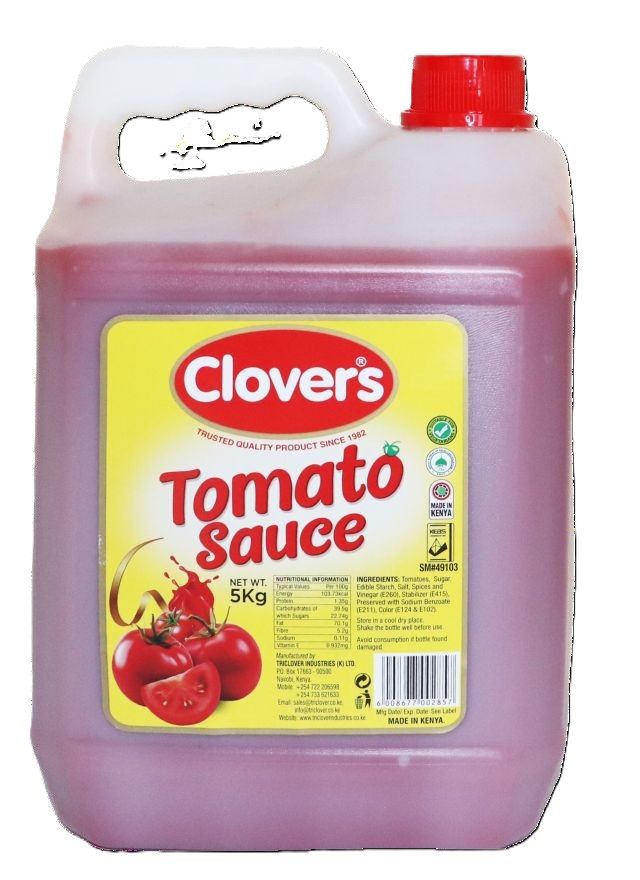 Clovers Tomato Sauce 5Ltr