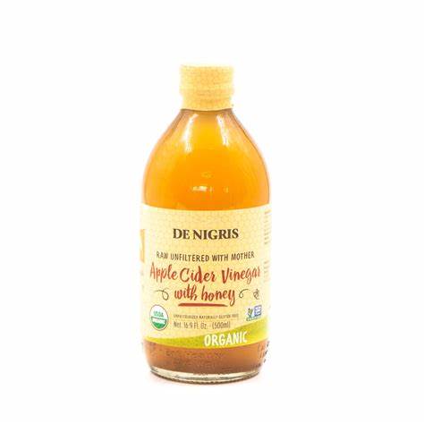 De Nigris Apple Cider Vinegar+Honey 500Ml