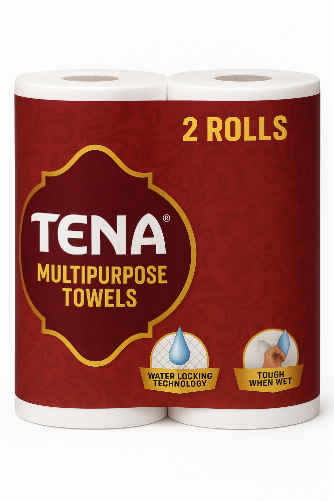 Tena Pink Kitchen Towel 2Pack