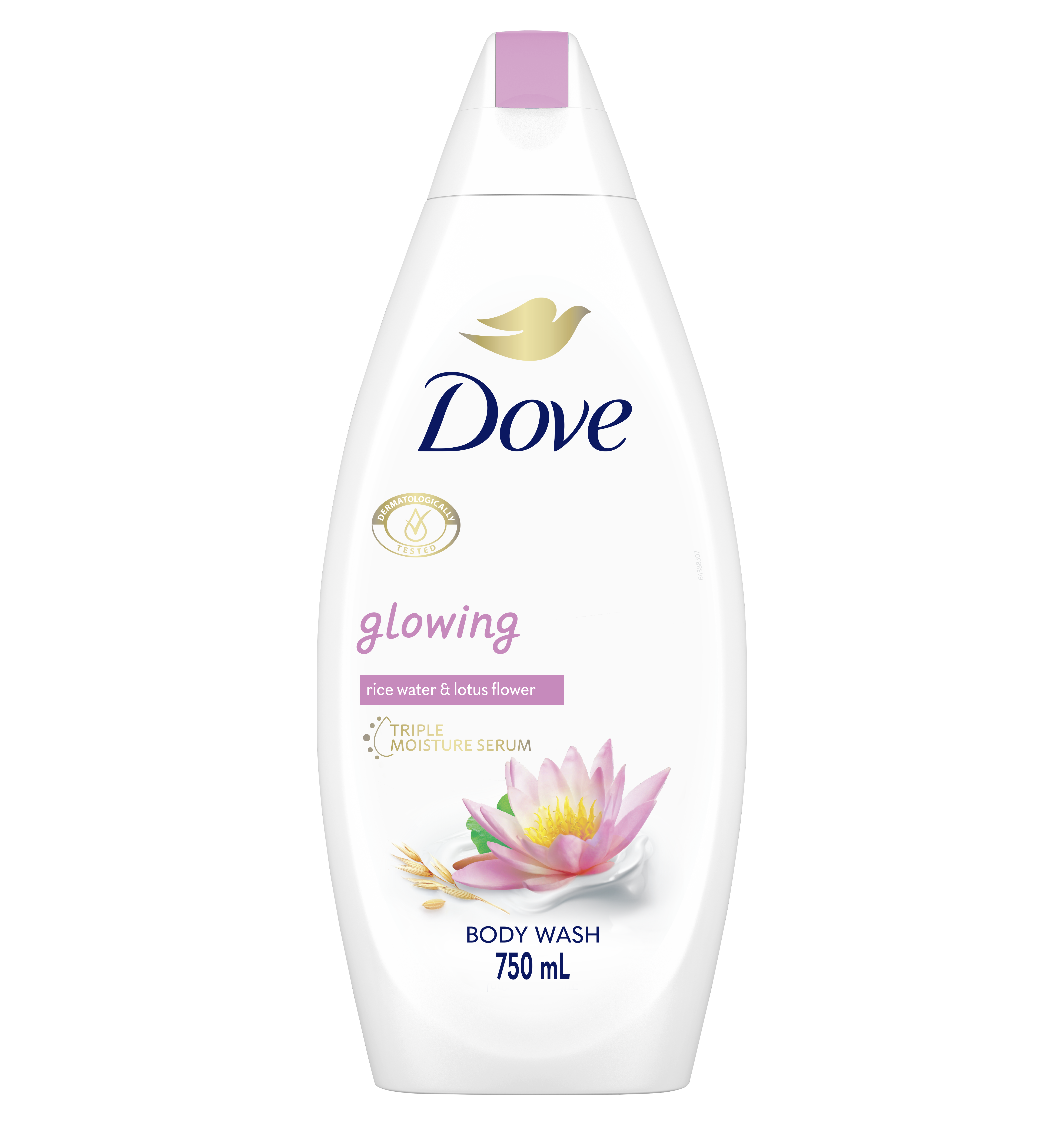 Dove B-Wash Glowing 750Ml