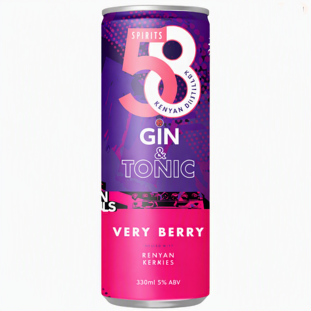 58 Gin & Tonic Very Berry 330Ml