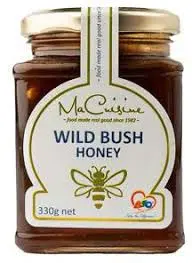 macuisine wild bush honey 330g