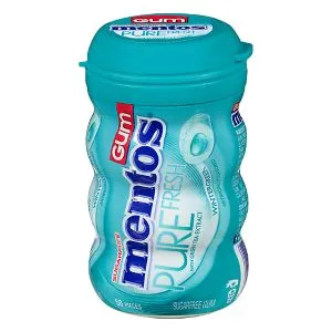 mentos winter green s free gum 14g
