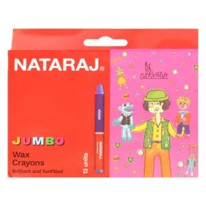 nataraj jumbo w crayon 12colour