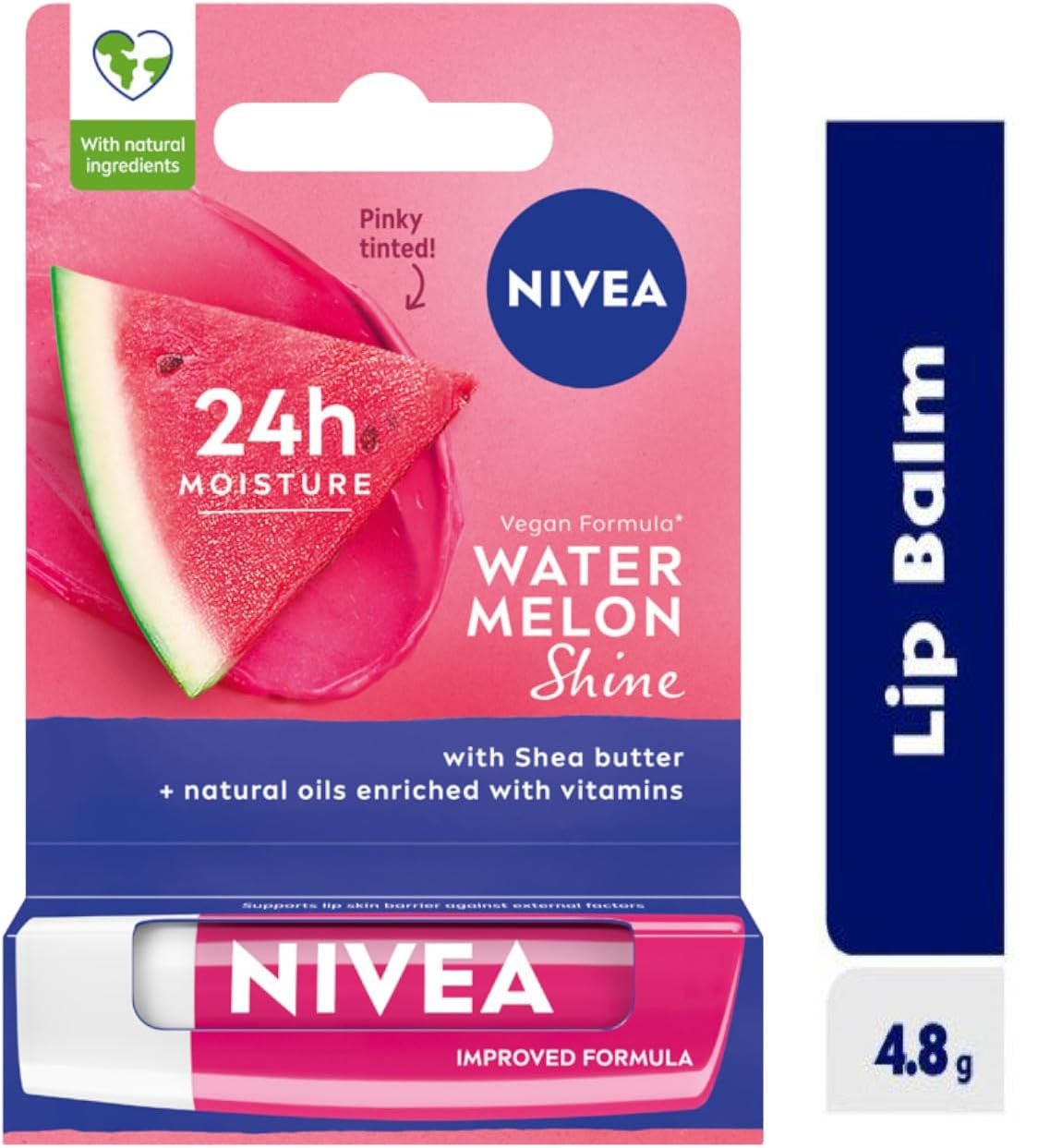 nivea lip care watermelon 4 8g