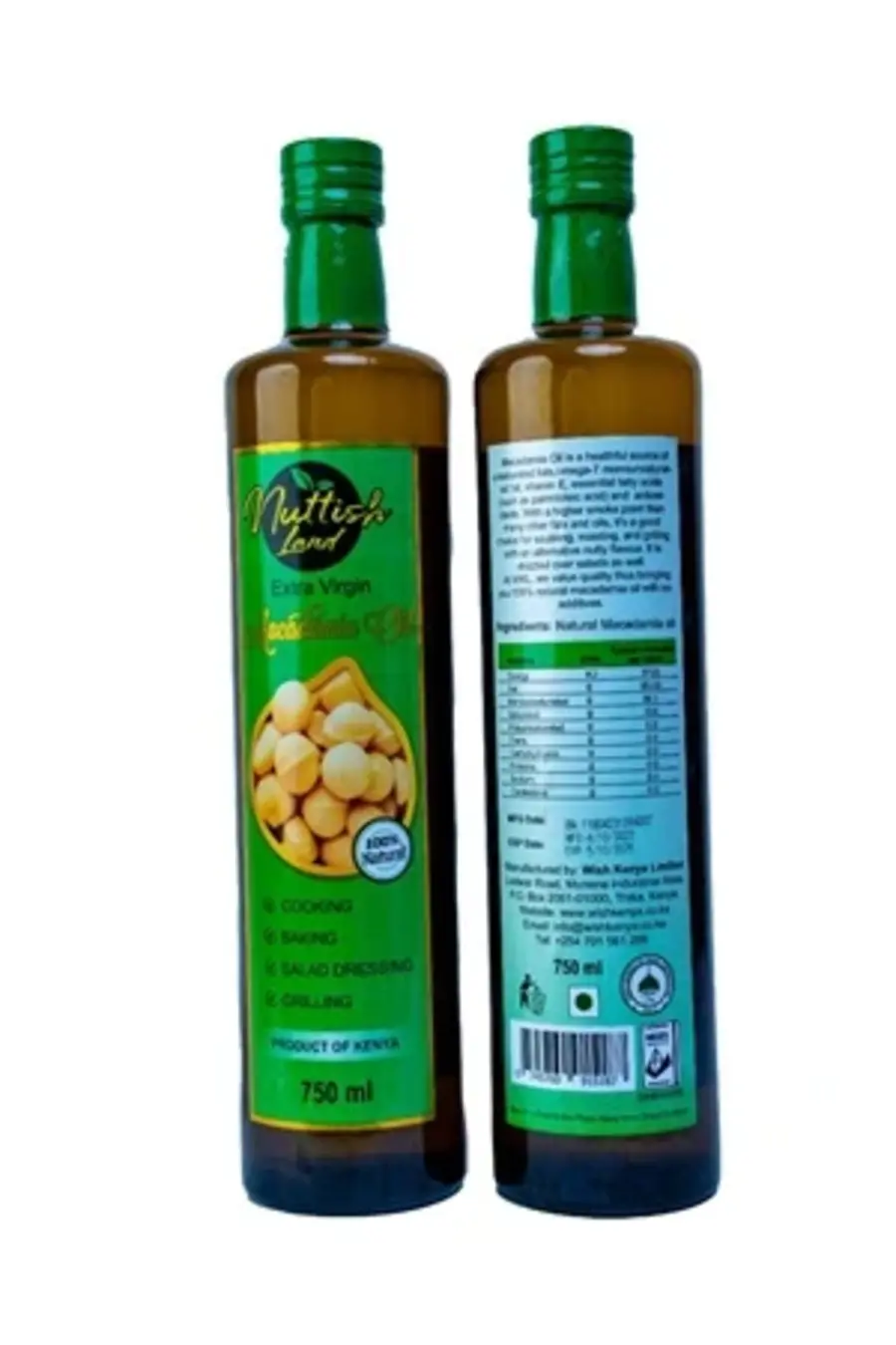 Nuttish Land Macadamia Oil 250Ml