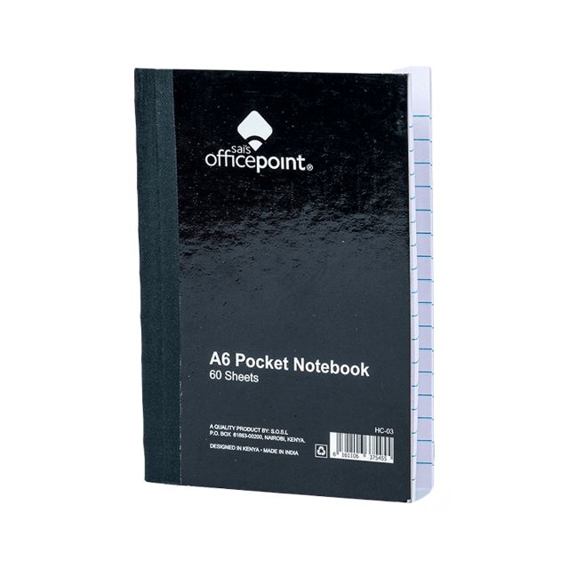Office Point Pocket Note Bk A6