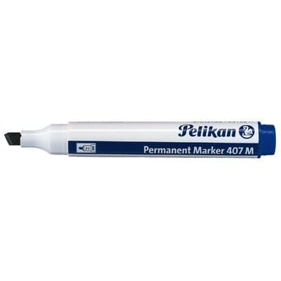 pelikan permanent marker chisel blue