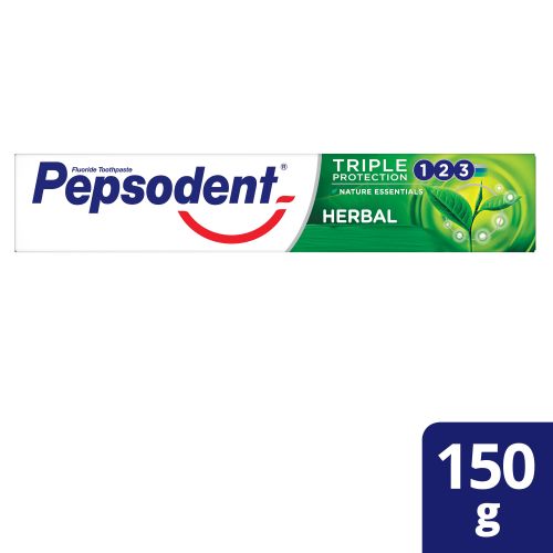 pepsodent herbal t paste 150g