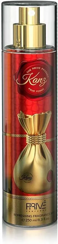 prive kanz body mist 250ml