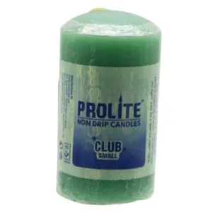 prolite fancy candle club small green 1 pc