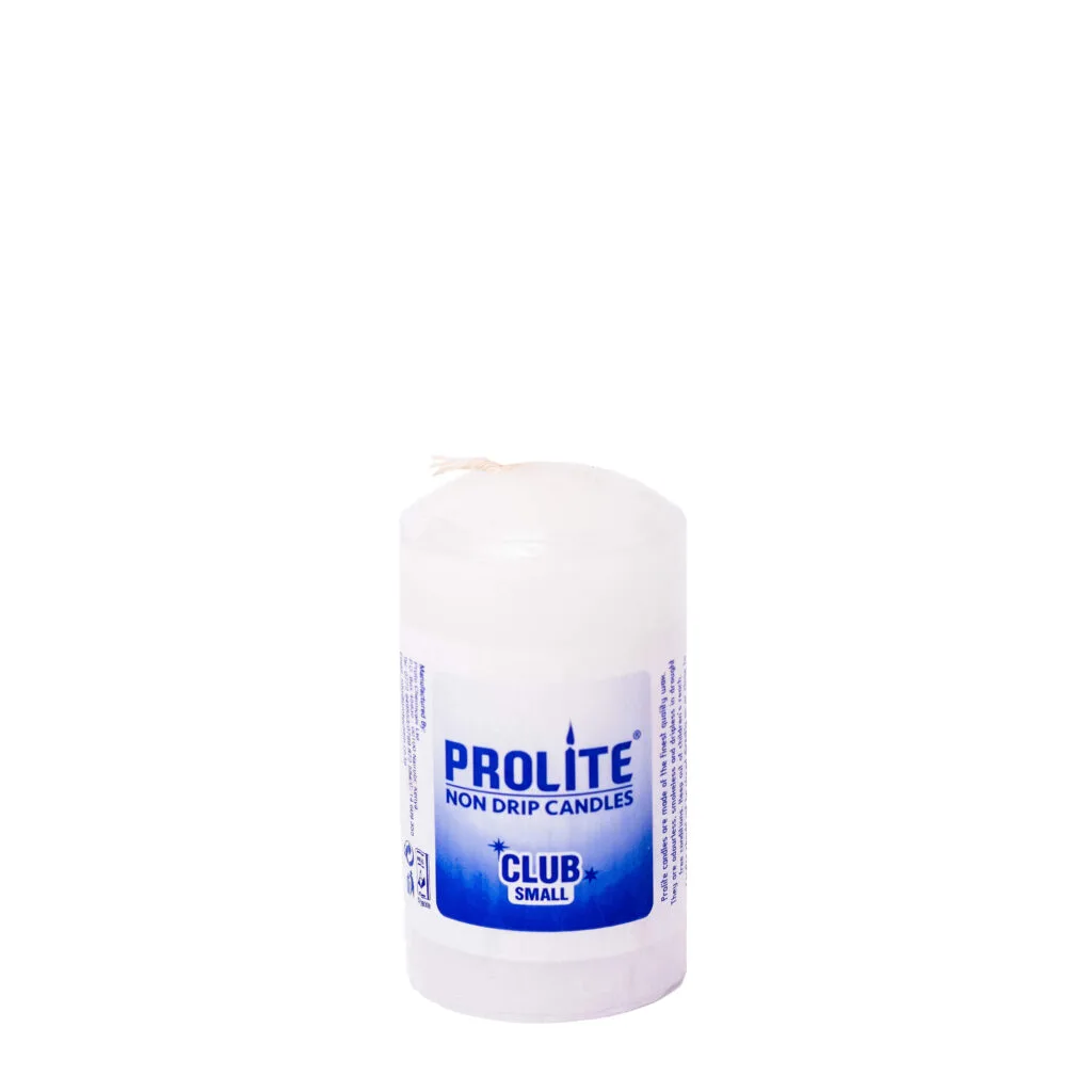 prolite fancy candle club small white 1 pc