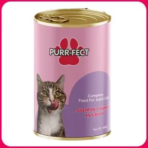 purrfect tuna chunks gravy cat food 400g